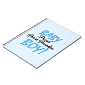 Carnet Fière Grand Papy Bébé Cadeaux Garçon (Côté gauche)