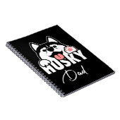 Carnet Fière Husky père sibérien (Côté Droit)
