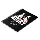 Carnet Fière Husky père sibérien (Côté gauche)