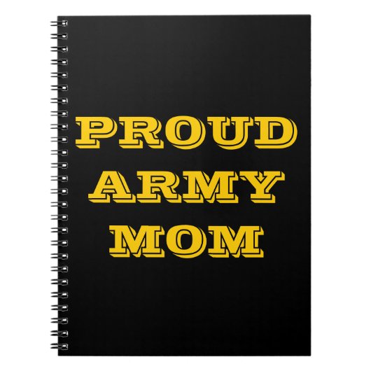 Carnet Fière maman armée (Devant)