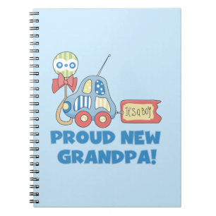 Carnet Fière nouvelle voiture grand-père C'est un cadeau