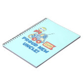 Carnet Fière nouvelle voiture oncle C'est un garçon cadea (Côté gauche)