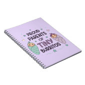 Carnet Fiers parents de petits burritos Art (Côté Droit)