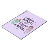 Carnet Fiers parents de petits burritos Art (Côté gauche)