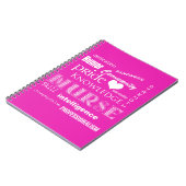 Carnet Fierté-Attributs d'infirmière/rose (Côté gauche)