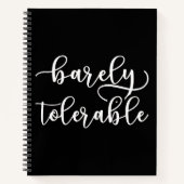 Carnet Fierté Et Préjudice - À Peine Tolérable I (Devant)