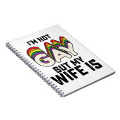 Carnet Fierté LGBT Je ne suis pas gay mais ma femme est (Côté Droit)