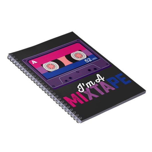 Carnet Fierté LGBT Je suis une casette Mixtape (Côté Droit)