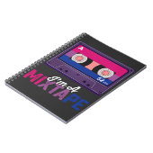 Carnet Fierté LGBT Je suis une casette Mixtape (Côté gauche)
