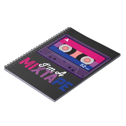 Carnet Fierté LGBT Je suis une casette Mixtape (Côté gauche)