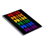 Carnet Fierté LGBT Rainbow Colors (Côté Droit)