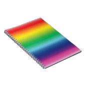 Carnet Fierté lgbtq lgbt drapeau arc-en-ciel couleur moti (Côté Droit)