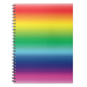Carnet Fierté lgbtq lgbt drapeau arc-en-ciel couleur moti