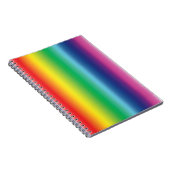 Carnet Fierté lgbtq lgbt drapeau arc-en-ciel couleur moti (Côté Droit)