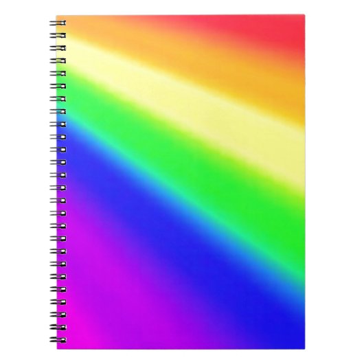 Carnet Fierté multicolore arc-en-ciel (Devant)