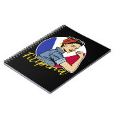 Carnet Fierté Philippine Pinay Femme Girfriend Philippine (Côté gauche)