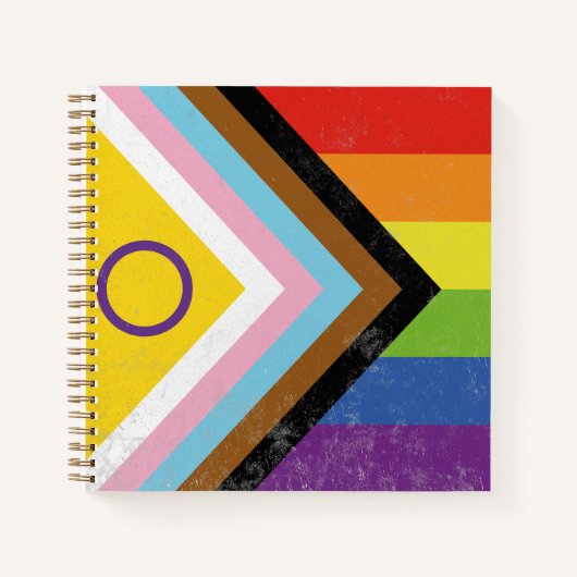 Carnet Fierté progressive inclusive intersexe (Devant)