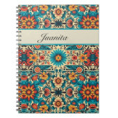Carnet Fiesta Blooms, personnalisable (Devant)