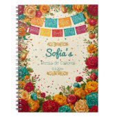 Carnet Fiesta de Colores Quinceanera, sur mesure (Devant)