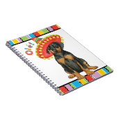 Carnet Fiesta Doberman Pinscher (Côté Droit)