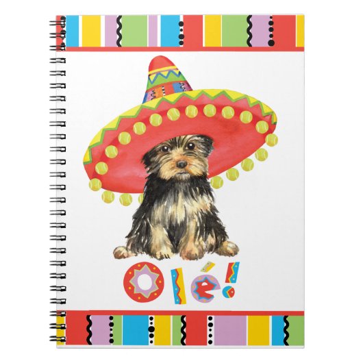 Carnet Fiesta Yorkie (Devant)