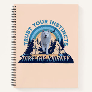 Carnet Fiez-vous à vos instincts Aventure de loup arctiqu