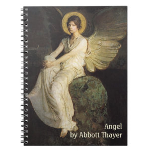 Carnet Figure ailée assise sur un rocher par Abbott Thaye