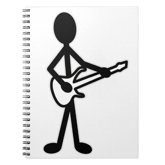Carnet Figure de bâton guitariste (Devant)