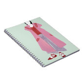 Carnet Figure de mode debout - Veste surdimensionnée (Côté Droit)