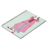 Carnet Figure de mode debout - Veste surdimensionnée (Côté gauche)