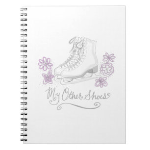 Carnet Figure mauve cadeau fait sur commande de patin