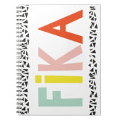 Carnet Fika Colors (Devant)