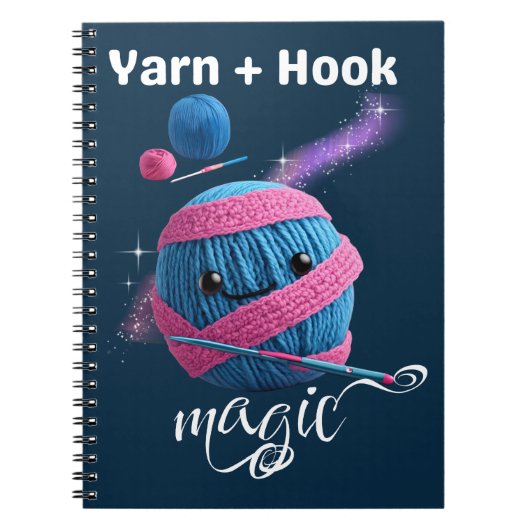 Carnet Fil + crochet = Magique (Devant)