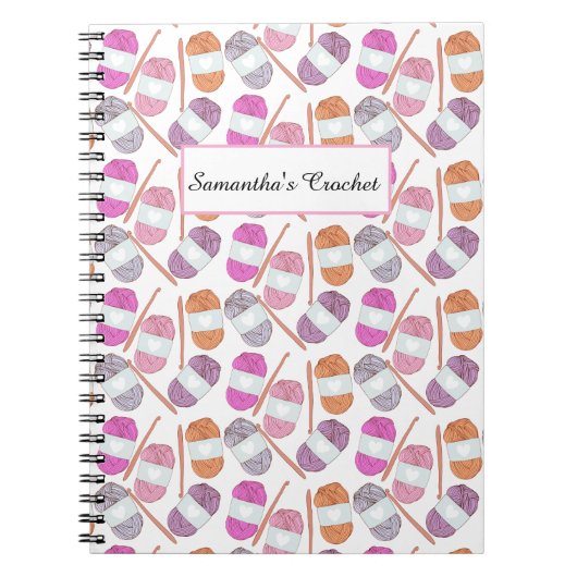 Carnet Fil d'artisanat Crochet (Devant)