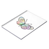 Carnet Fil papillon rond (Côté gauche)