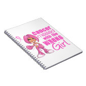 Carnet Fille 1 de combat de cancer du sein (Côté Droit)