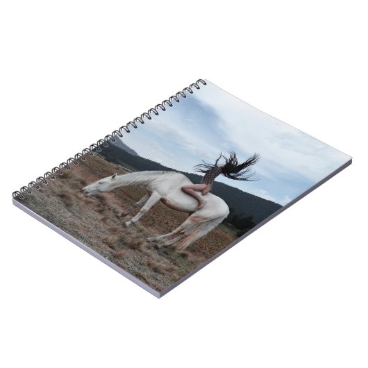 Carnet Fille à cheval (Côté gauche)