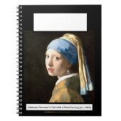 Carnet Fille à oreille perle (vers 1665) (Devant)