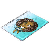 Carnet Fille afro-américaine (Côté gauche)