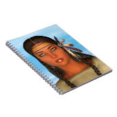 Carnet Fille amérindienne (Côté Droit)