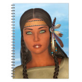 Carnet Fille amérindienne (Devant)