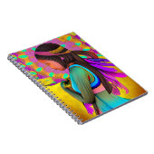 Carnet Fille amérindienne peu AI Art (Côté Droit)