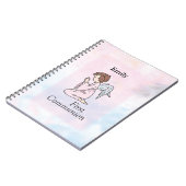 Carnet Fille, Ange de la première communion (Côté gauche)