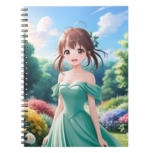 Carnet Fille Anime Kawaii (Devant)