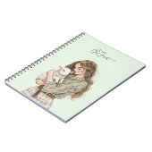 Carnet Fille au mouton brun (Côté gauche)
