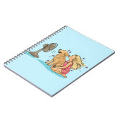 Carnet Fille au Ventail d'Or (Côté gauche)