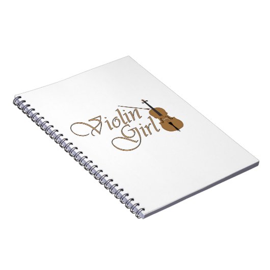 Carnet Fille au violon (Côté Droit)