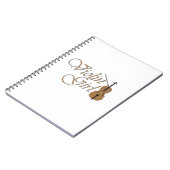 Carnet Fille au violon (Côté gauche)