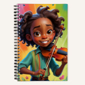 Carnet Fille au violon (Recto)