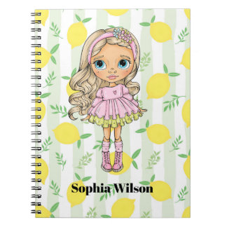 Carnet Fille aux citrons Prépa Rentree Scolaire